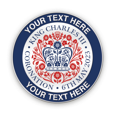 King Charles Coronation Custom Text