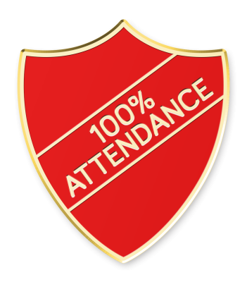 100% Attendance Shield